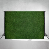 Green Grass Portrait Photo Studio Backdrop - Layoris